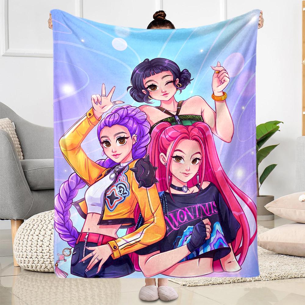 Colorful Friends Party Blanket Warmthful Decor Suitable for Bed Chair Bedding for All Occasions Warmthful Decor Gift for Travel Home Birthdays