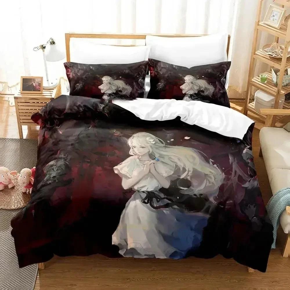 Comforter Ender Lilies Quietus Of The Knights Set Boys Girls Twin Queen Size Bed Boys Adult Home Textileextile