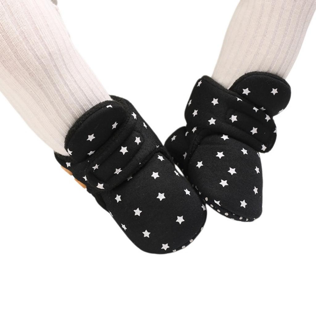 Baby Soft Shoes for Boys Girls 0-12 Months, Warm Casual Infant Shoes