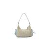 New Lee Fabric Shoulder Bag Women's Beige Cyan LE250033M-422