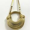 Handwoven Macrame Noodle Design Shoulder Crossbody Bag