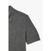 Emporio Armani Men Woven Pattern Open Collar Wool Pullover A516128001