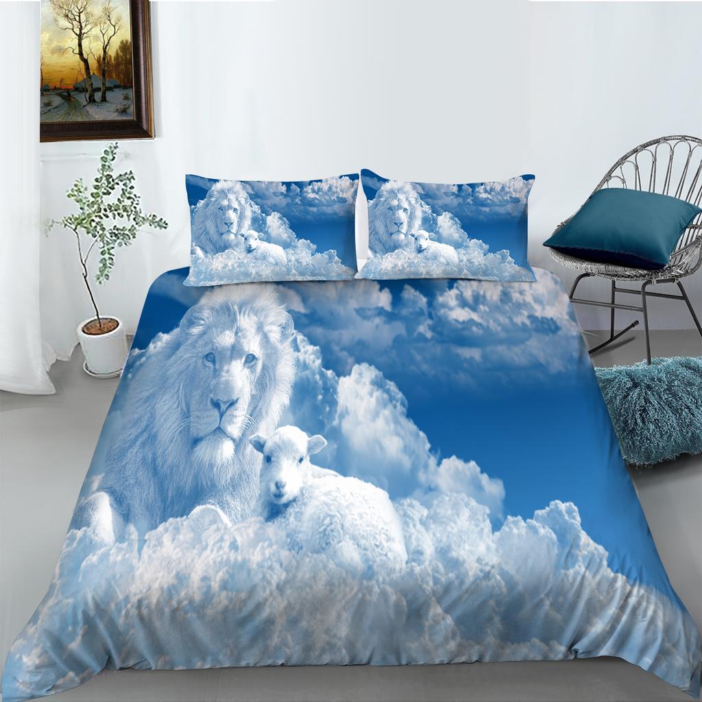 3D Digital Printing Bedding Set Bedroom Quilt Cover Pillow Cover Home Bedding Set AU/EU/US Full Size Single/Double Bed