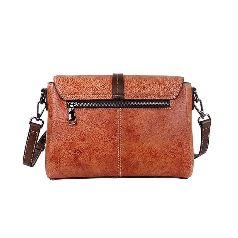 Bolsas femininas de design vintage, bolsas de ombro de couro genuíno para mulheres, bolsa crossbody da moda, bolsa GZW