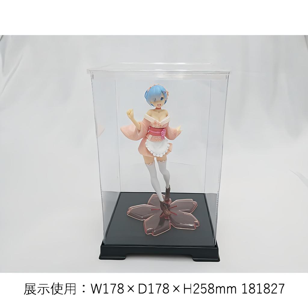 Kashibako Store Clear Figure Case, Inner Dimensions: 39.8cm W x 20.8cm D x 30.8cm H, Product Number: 402132