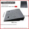 Rubber-Plastic Car Ramp: Slope Mat, Curb Edge, Uphill Climb, Triangle Speed Bump