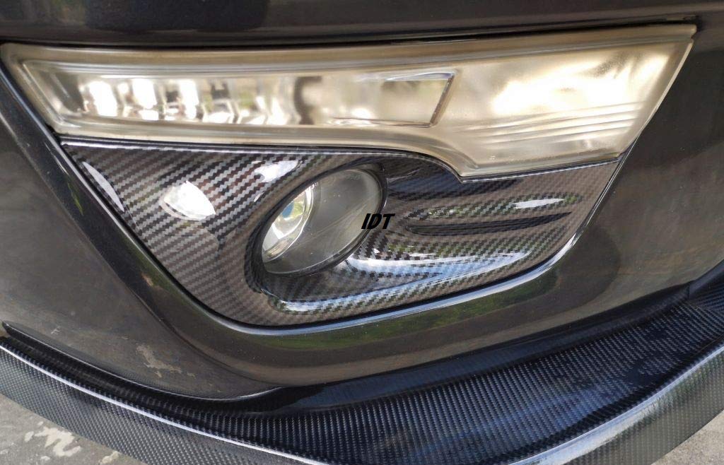 Carbon fiber fog lamp cover garnish for Toyota Teana L33 mini Inspection compliant (includes cloth) -