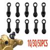 10/30/50Pcs Motorcycle Dust Cap Brake Bleed Nipple Cover Screw Cap Rubber Black Car And Motorcycle Screws Accessory Tool