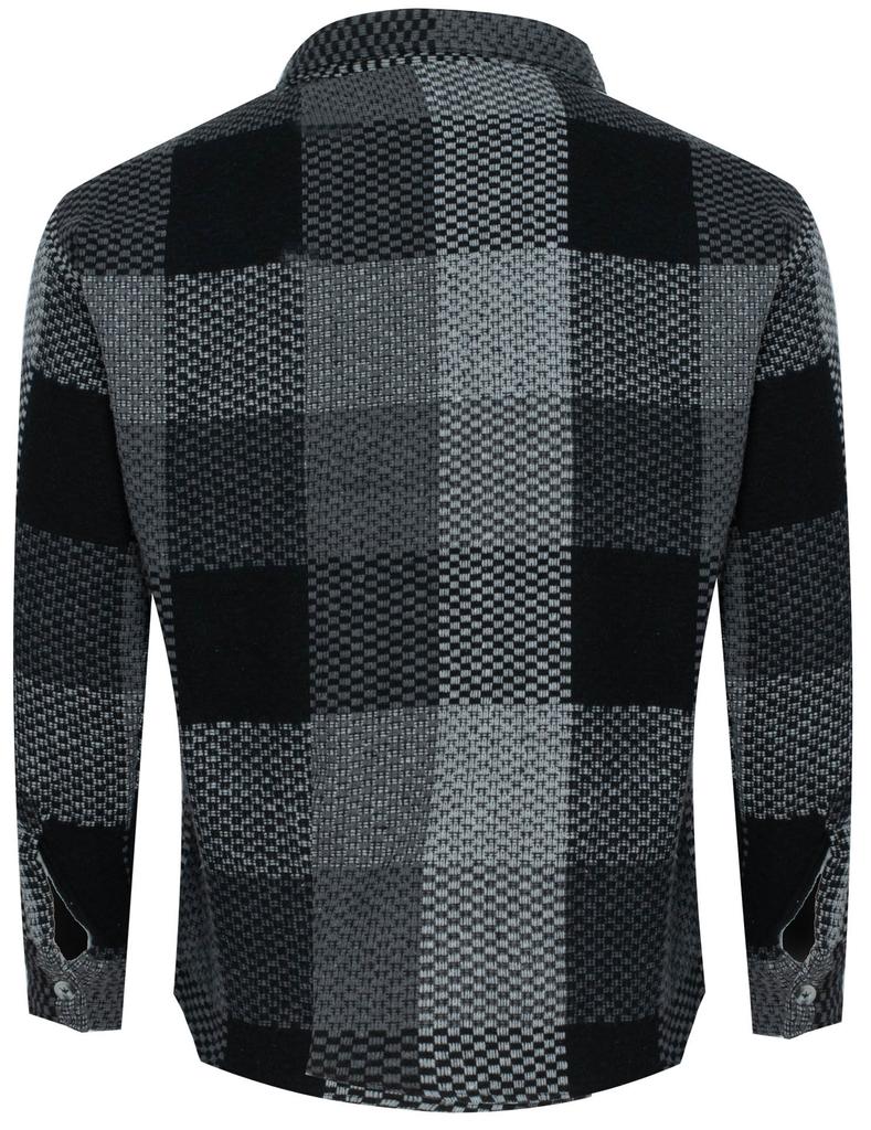Men' Shirt - 8996 Black Dark Gray