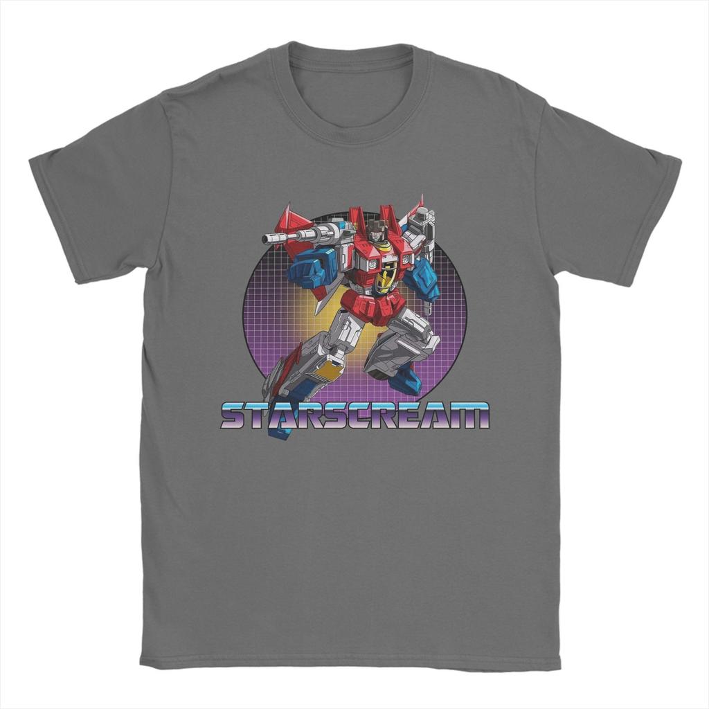 Mens Womens Starscream Decepticon Transformersed Shirt Cotton Printed T-Shirt  Top Clothing