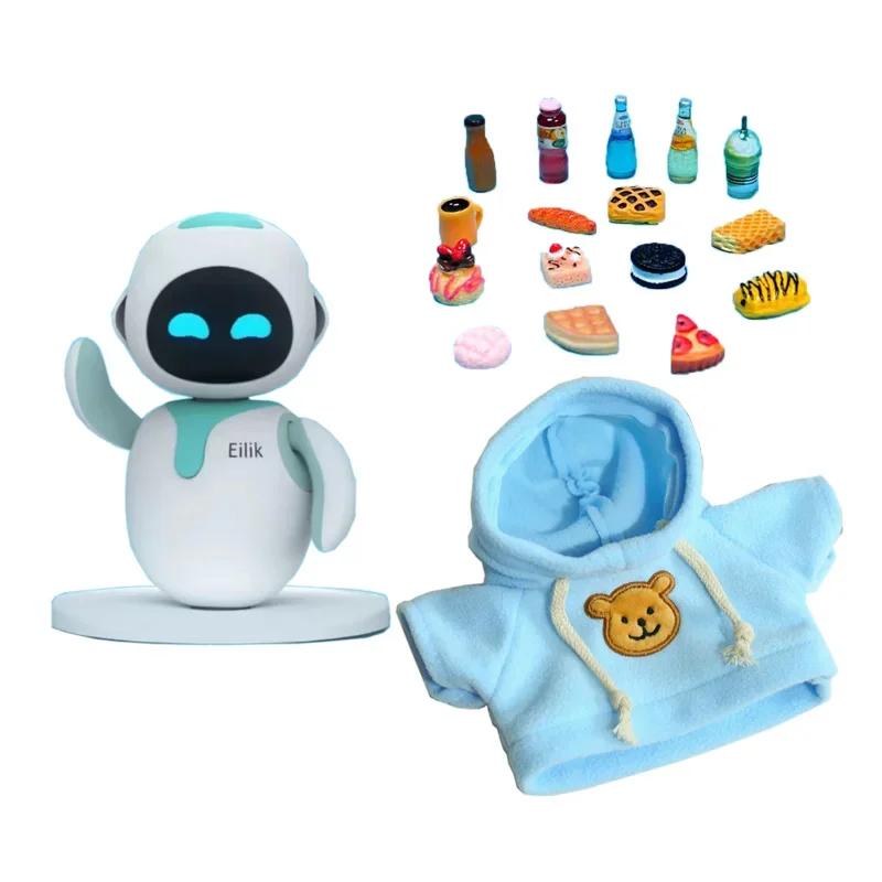Kompatibilní s Eilik Robot 1PC Clothes a 20PCS Mini Toys Santa Hat (Zahrnuje pouze oblečení a hračky, nezahrnuje robota)