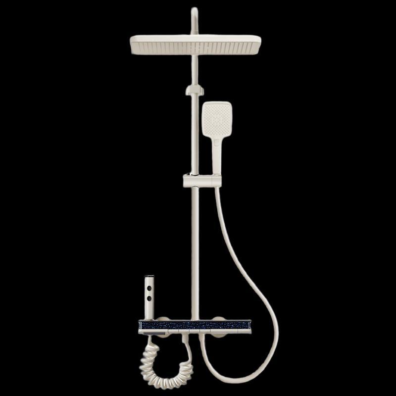 MDNG Cream Style White Thermostatic Shower Set