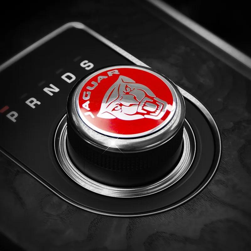Car Interior Gear Console Cover Emblem Badge Stickers Accessory For Jaguar X S F XF XE XJ XK XEL XFL XJL XJ6 XJS XKR XFR F-Type PP20