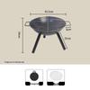 Jun Ding Ying Small Portable Tea & Grill Stove Set