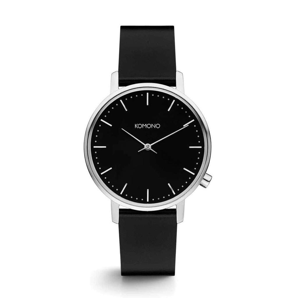 Authorized Distributor Komono Watch Unisex Harlow Black Silver [KOMONO] Men's KOM-W4121 [HARLOW]