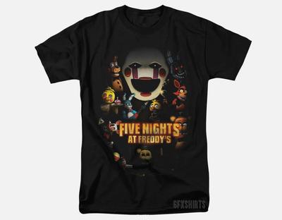 Maglietta Five Nights at Freddy's FNAF Help Wanted Grafica Fazbear T-Shirt!!