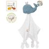 Doudou Whale Fehnnatur - Organic Cotton - Pacifier Clip - 34 Cm