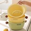 Water-Filtering Basin Fruit Vegetable Washing Bowl Vegetable Fruit Strainer  Refrigerator
