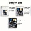 Death Note 2D Flat Pattern Flannel Blanket High quality All Seasons Warmth and Comfort Perfect for Christmas Gifts.P260914504