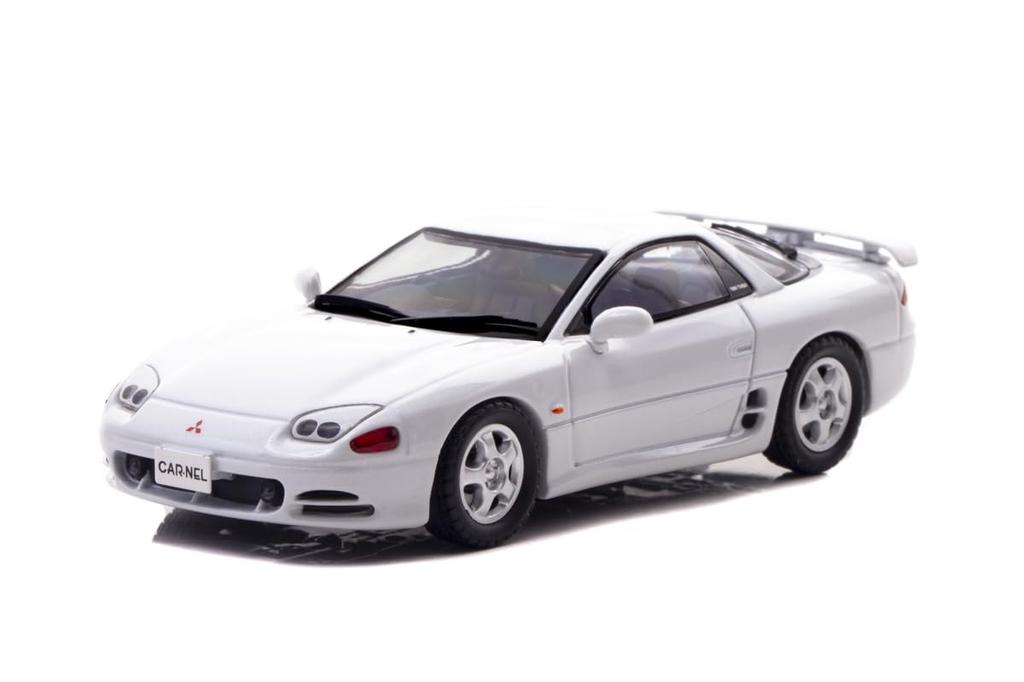 CARNEL 1/43 Scale Mitsubishi GTO Twin Turbo (Z16A) 1993 Galaxy White Finished Model CN439303
