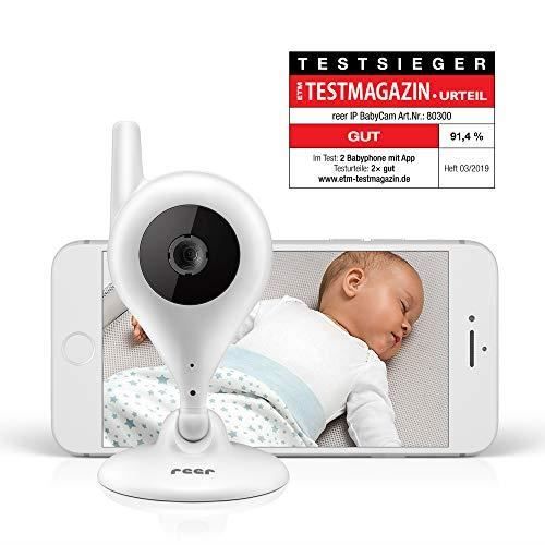 Babyphone Vidéo - REER - 80300 - Caméra IP - Vision Nocturne - Sans Fil