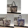 Pu Large Tote Bag For Women With Printed Design And Multiple Pockets For Daily Use
