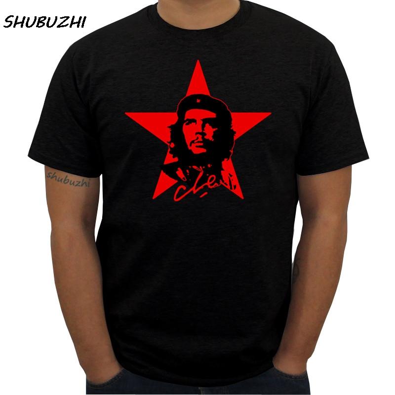 

Original Che Guevara T Shirt Men Brand Famous Short Sleeved T-Shirt Red Star Printed Fitness Cotton Swag Tee Shirts 4XL
