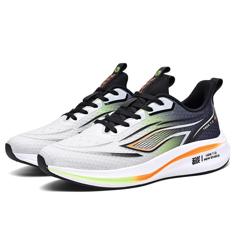 Spring running shoes, professional physical examination, student high school entrance examination venue training shoes, carbon board sports and leisur