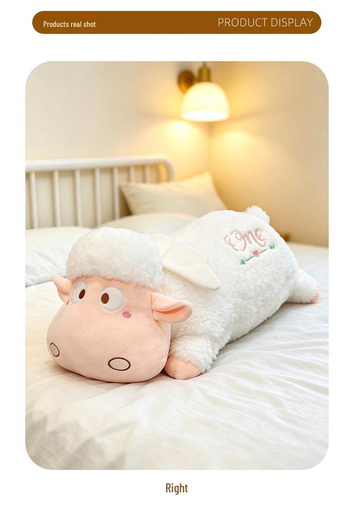 Angel Sheep Plush Toy - Soft Lamb Wool Hug Pillow