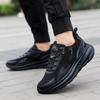 Plus size men's outdoor leisure lightweight shock-absorbing wear-resistant running sneakers men's fitness travel