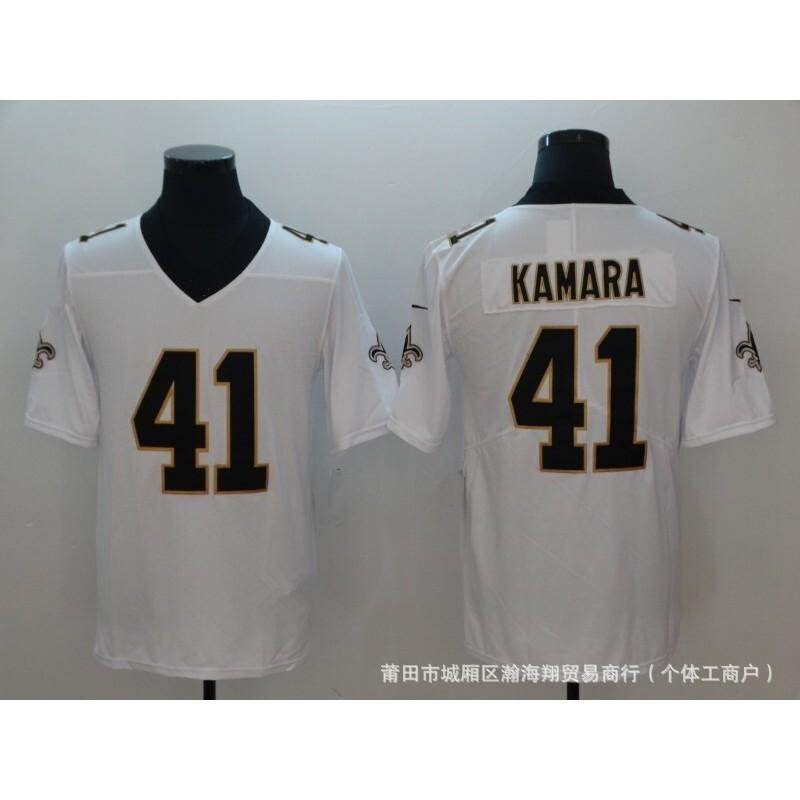 Saints Football Jersey Embroidered American Shirt Unisex Sports Top Breathable Team Game Wear