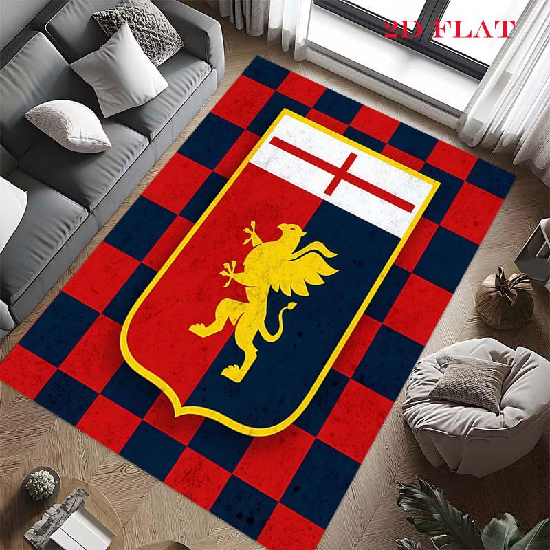 Genoa Poster Carpet Rug for Living Room Bedroom Home Sofa Decoration,Kids play Nonslip Floor Mat