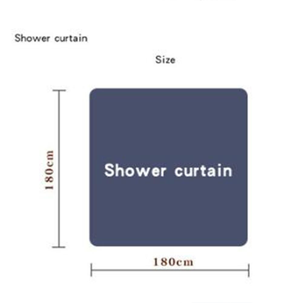 Merry Christmas Bell Printing Shower  Curtain 180*180cm Bathroom Curtain