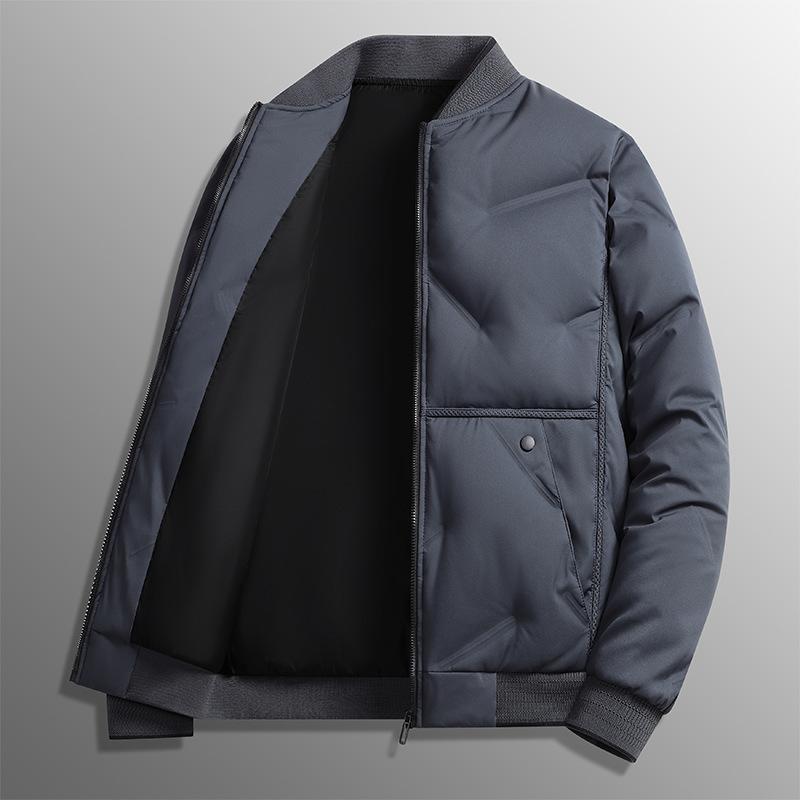 Baseball collar cotton clothes men's short winter thickened warm and cold warm jacket casual Qingchao brand jacket