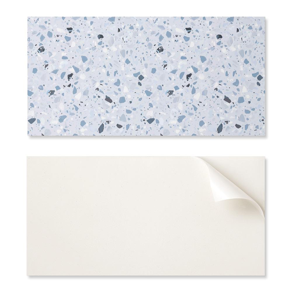 Kafelki Winylowe Z Dekorem Do Kuchni Lub Łazienki Wzór Z Fragmentami Kamieni 10X40X20 Cm