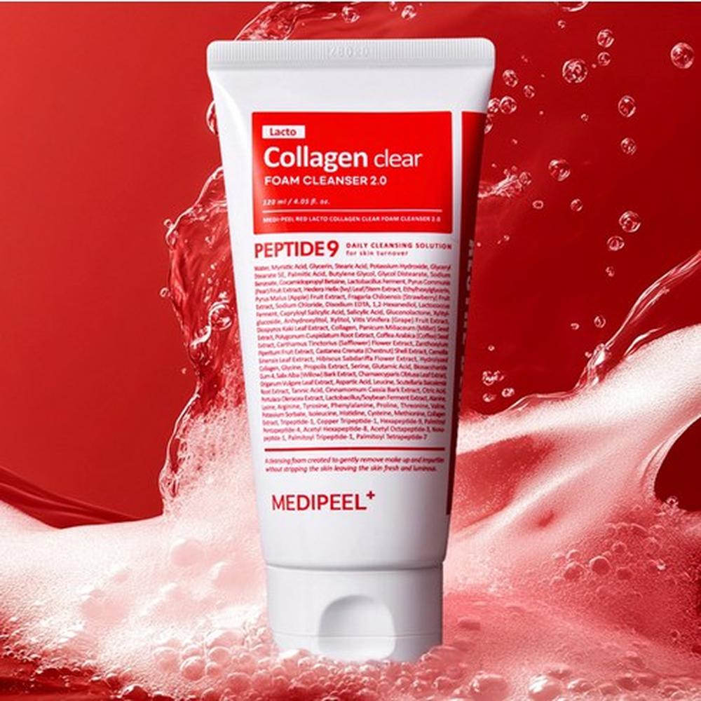 MEDI-PEEL Red Lacto Collagen Detergente Schiumogeno Delicato 2.0 120ml