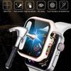 360 Full Screen Protector Bumper Frame Matte Hard Case For Apple Watch 8/7/6/SE/5 Cover Tempered Glass for IWatch 42/44/41/45mm