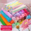 Velvet Chenille Stems: Mixed Color Macaron Twist Sticks