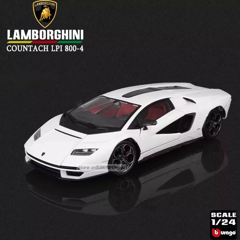 

Bburago 1:24 Lamborghini Countach LPI 800-4 Alloy material Model Sports Car Gift Simulation Collection Toy Exquisite Simulation