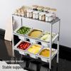 Stainless Steel Two-Tier Slanted Gastronorm Pan Holder