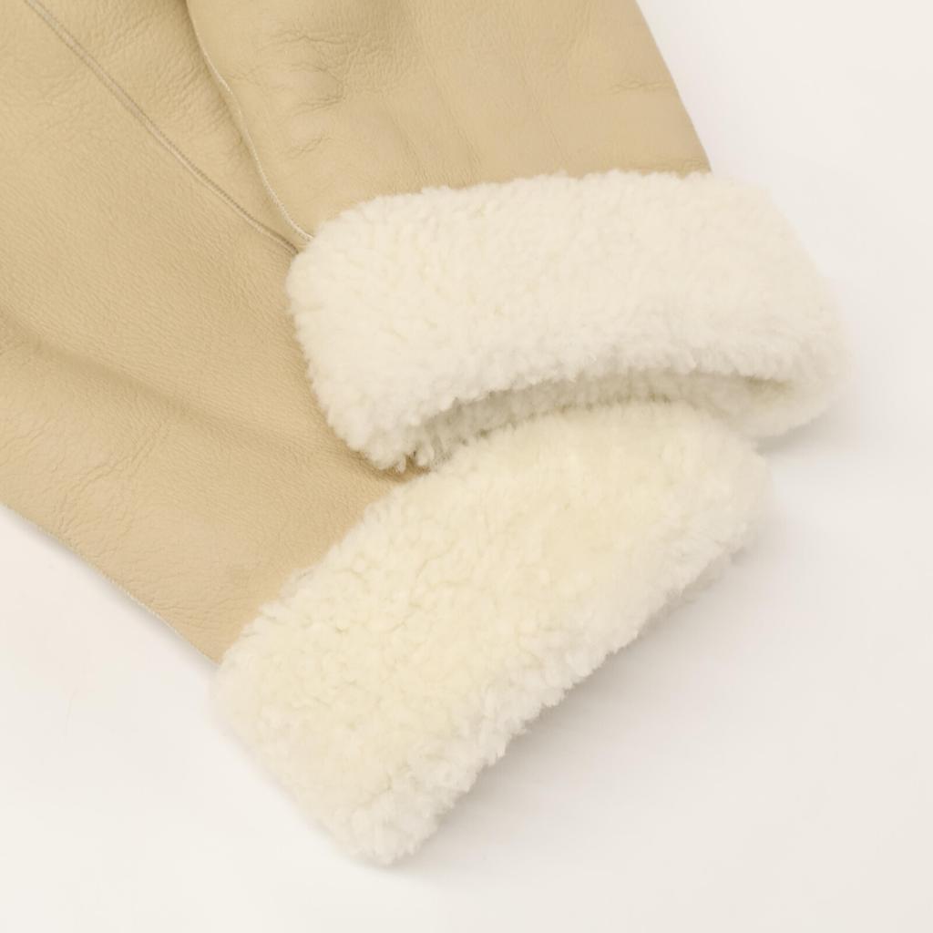 Valentino Garavani Beautiful VHardware Mouton Jacket beigeUsed