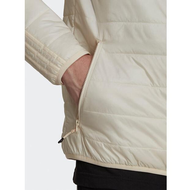 Puffer Jacket Adidas HL9213 Ecru Regular Fit