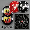 4 szt. Naklejki na koła samochodowe 56 mm Naklejka na środek piasty samochodowej Do FIAT Abarth 500 Tipo FR Panda Argo Freemont Viaggio Bravo Punto Doblo