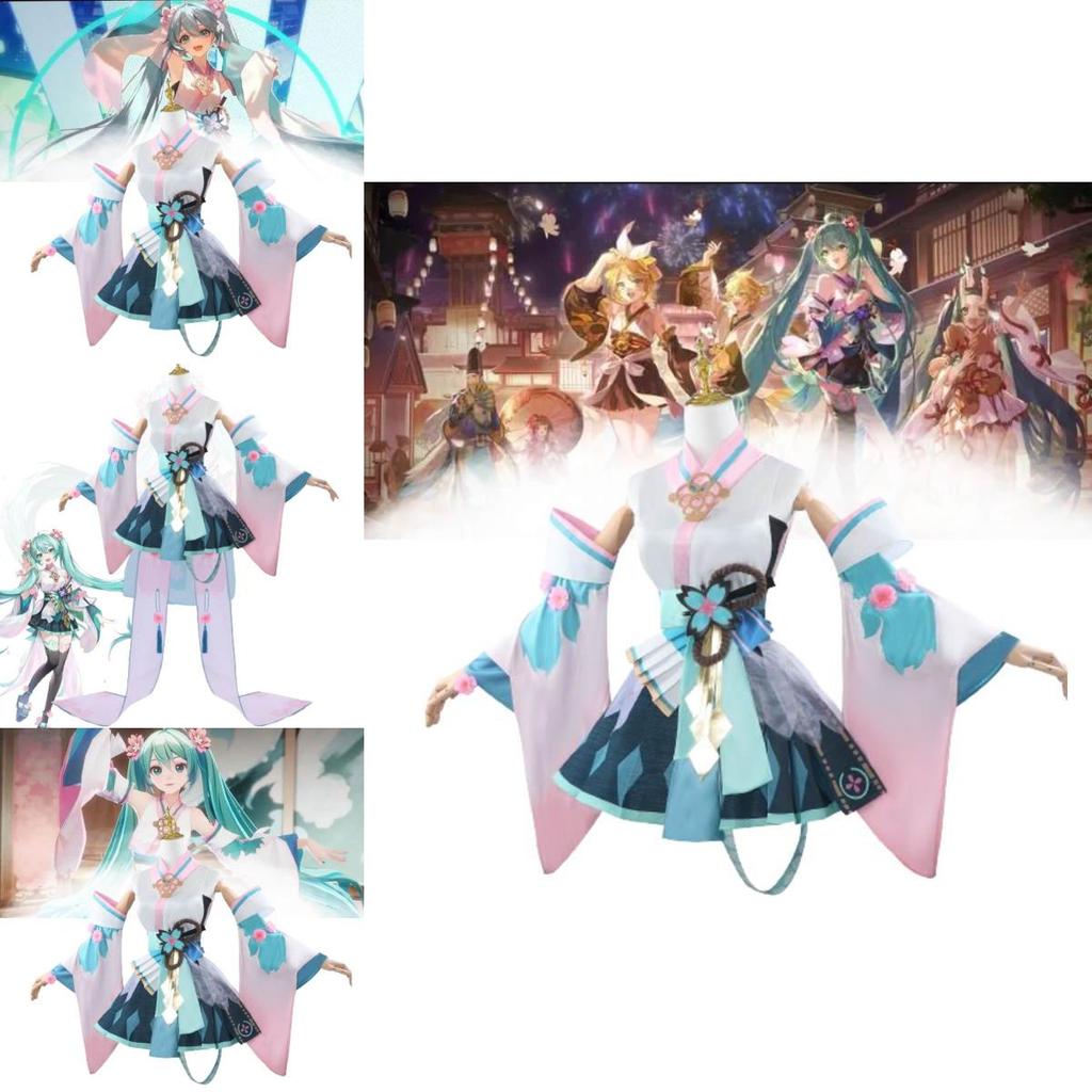Vocaloid Hatsune Miku Cosplay Costume Yin Yang Master Awakening Pre-cosplay Sweet Style