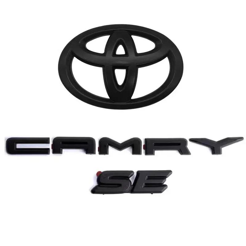 

3 шт. ABS Накладка логотип для Toyota 2018-2024 Camry Модифіковане тривимірне покриття 3D SE XSE Наклейка на багажник Автомобільні аксесуари