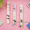 Panda 8-inch Cartoon Folding Fan - Cute Anime Design, Perfect for Students, High-Quality Summer Cool