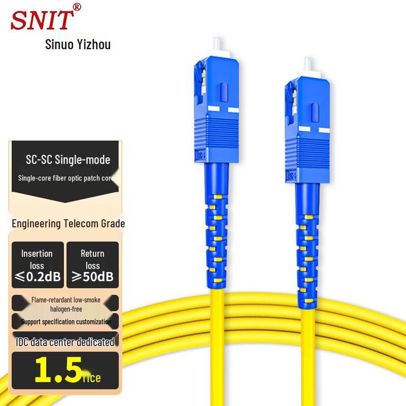 SNIT Telecom-Grade Glasvezel Patchkabel