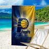 Custom Name Beach Towel Pacers Basketball Team  Beach Towel, Soft Microfiber, Gift for Her/Him, Birthday, for Pool, Beach, Travel, Fan Gifts