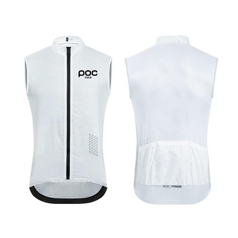 2026 New CULB POC Road Cycling Suit Night Riding Light, Wind Proof, Waterproof Charge Tank Top, Colored Vest