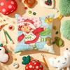 Strawberry S-Shortcake Girl Cushion Cover Plush Fabric Soft Double-Sided Printed Sofa Warm Winter Home Gift Pillow Cover